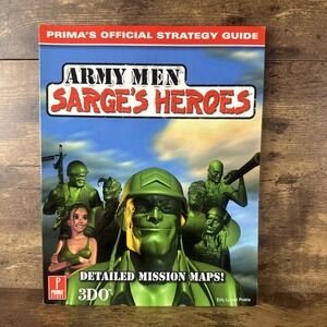 Army Men Sarge's Heroes Official Game Guide [Prima] Clean Fast And Safe Shipping